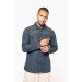 Chemise denim manches longues Kariban, Chemise en jean publicitaire