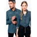 Chemise Denim Manches Longues Femme Kariban, Chemise en jean publicitaire