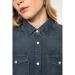 Chemise Denim Manches Longues Femme Kariban, Chemise en jean publicitaire