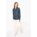 Chemise Denim Manches Longues Femme Kariban cadeau d’entreprise