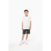 T-shirt sport manches courtes enfant - Blanc, vêtement enfant publicitaire