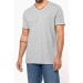 T-shirt col V en maille piquée, T-shirt col V publicitaire