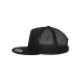 Casquette snapback trucker unie, Casquette à visière plate publicitaire