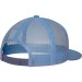 Casquette snapback trucker bicolore, Casquette à visière plate publicitaire