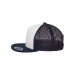 Casquette snapback trucker bicolore, Casquette à visière plate publicitaire