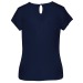 Blouse crêpe manches courtes femme - kariban, Textile Kariban publicitaire
