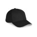 Casquette en coton biologique à sandwich contrasté - 6 panneaux cadeau d’entreprise