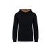 Sweat-shirt à capuche contrastée à motifs enfant unisexe cadeau d’entreprise