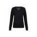 Pull Mérinos col V femme cadeau d’entreprise