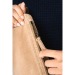 Pochette écoresponsable en velours côtelé, pochette poignet ou bras reclame