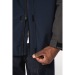 Parka 3-en-1 imperméable à capuche bicolore unisexe cadeau d’entreprise