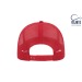 Casquette 5 pans style trucker en coton, Casquette filet publicitaire