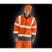 Veste micropolaire haute visibilité, veste de sécurité publicitaire