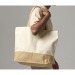 Sac shopping XL coton/toile de jute cadeau d’entreprise