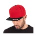 Casquette snapback bicolore, Casquette à visière plate publicitaire