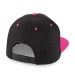 Casquette 5 pans avec visière contrastée, Casquette à visière plate pubblicitario