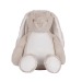 Peluche lapin avec ouverture zippée regalo d'azienda