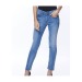 Jean femme slim stone brossé, Jean pubblicitario