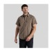 Chemise manches courtes en polyester recyclé regalo d'azienda