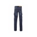 Coupe slim. Fermeture zippée avec bouton. Plis aux genoux. 8 poches., Jean pubblicitario