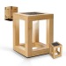 Lampe solaire en bambou bedrijfs cadeau