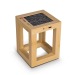 Lampe solaire en bambou bedrijfs cadeau