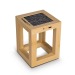 Lampe solaire en bambou bedrijfs cadeau