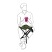 Tabouret pliant trepied regalo d'azienda
