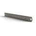 Réglet précision inox 170x15mm avec trou de suspension, règle publicitaire
