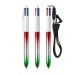 BIC® 4 Colours® Flags Collection lanyard cadeau d’entreprise