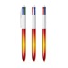 BIC® 4 Colours® Flags Collection lanyard, stylo 4 couleurs publicitaire