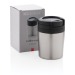 Petit mug à café double paroi 16cl, Mug de voyage isolant publicitaire