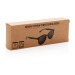 Lunettes de soleil écologiques en fibre de paille cadeau d’entreprise