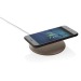 Chargeur à induction 5w en fibre de paille, Chargeur sans fil à induction publicitaire