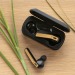 Auriculares Flow TWS en estuche de bambú, auricular Bluetooth inalámbrico publicidad