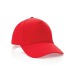 5-Panel-Mütze aus recycelter Baumwolle 190gr IMPACT, Langlebiger Hut und Mütze Werbung