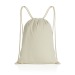 Sac à dos cordelettes en coton recyclé 145g Impact Aware™ cadeau d’entreprise