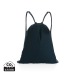 Sac à dos cordelettes en coton recyclé 145g Impact Aware™, sac à dos écologique publicitaire
