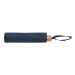 Mini parapluie 20.5" rPET 190T poignée bambou Impact Aware™, Parapluie durable publicitaire