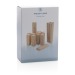 Jeu de kubb en bois, Jeu de plein air durable publicitaire