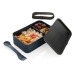 Lunch box avec cuichette en rPP GRS cadeau d’entreprise