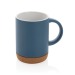 Mug en céramique avec base en liège, Accessoire en liège publicitaire