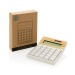 Calculatrice en bambou FSC® et plastique recyclé RCS Utah cadeau d’entreprise