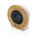 Miniaturansicht des Produkts Horloge bureau en bambou FSC® et plastique recyclé RCS Utah 4