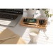 Organizador de escritorio de bambú con cargador FSC® de 10 W regalo de empresa