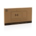 Bambus-Schreibtisch-Organizer mit 10W FSC®-Ladegerät Geschäftsgeschenk