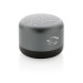 Kabelloser 5W-Lautsprecher aus recyceltem Aluminium RCS Terra, ökologisches Gadget aus Recycling oder Bio Werbung