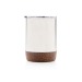 Kleine Kaffeetasse aus Kork und recyceltem Stahl RCS Geschäftsgeschenk