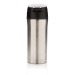 Mug 300ml à fermeture facile en acier inoxydable recyclé RCS, Mug de voyage isolant publicitaire