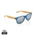 Lunettes de soleil en bambou FSC® et plastique recyclé RCS, objet écologique publicitaire
